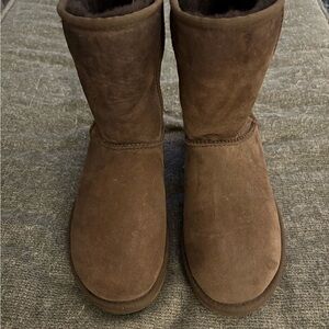 UGG Chocolate Brown Suede Boots